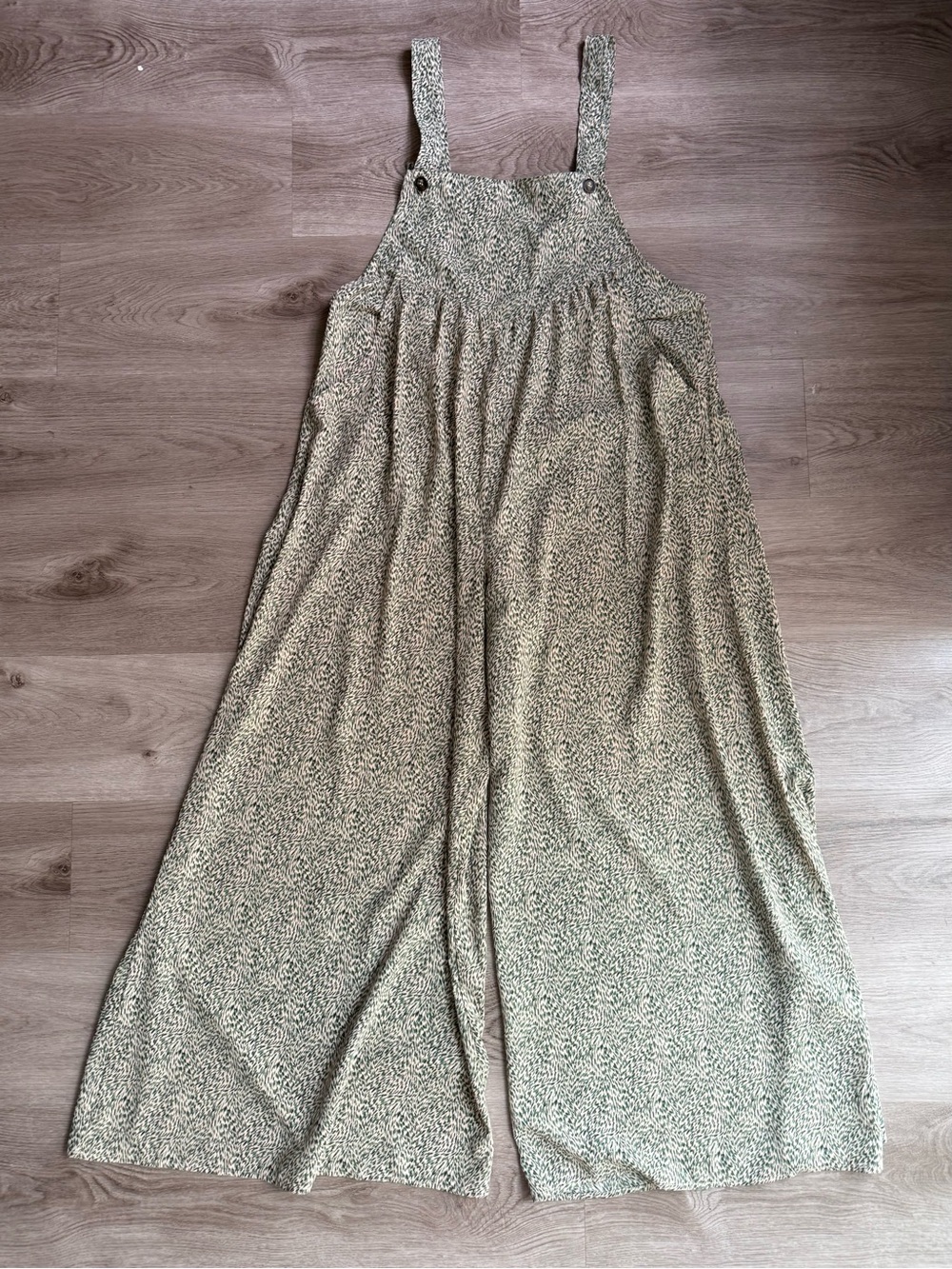 Kori Plus Boho Printed Wide Leg Jumpsuit- Size XL